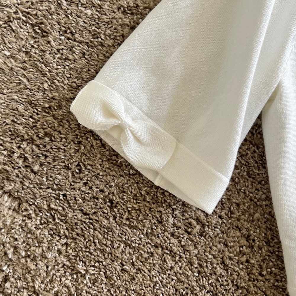 NWT Karl Lagerfeld Bow Sleeve Bolero Cardigan (short-sleeve)